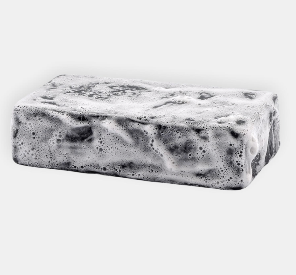 ANTI-ACNE SOAP WITH ACTIVATED CHARCOAL – PRETPIŅŅU ZIEPES AR AKTIVĒTO OGLI 100GR