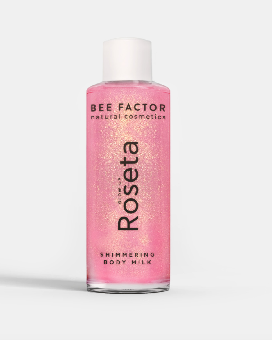 Ķermeņa pieniņš ar mirdzumu - ROSETA - 100 ML